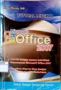 Image of Tutorial Lengkap Microsoft Office 2007