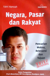 Image of Negara, Pasar dan Rakyat
