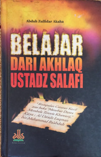 Image of Belajar dari Akhlaq Ustadz Salafi