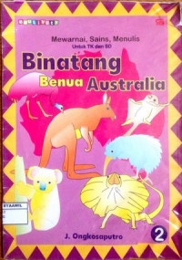 Image of Mewarnai, sains, menulis : Binatang Benua Australia