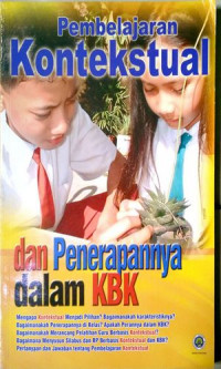 Image of Pembelajaran Kontekstual & Penerapannya dalam KBK