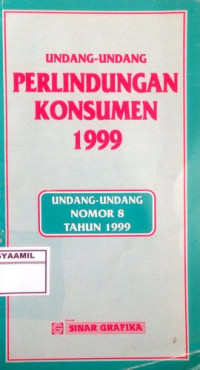 Image of Undang-undang Perlindungan Konsumen 1999