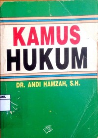 Image of Kamus Hukum