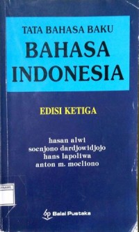 Image of Tata Bahasa Baku Bahasa Indonesia