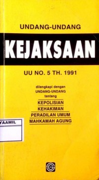 Image of Undang-undang Kejaksaan